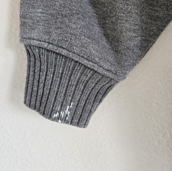 Zara Grey Oversized Plush Crewneck Sweatshirt Size Small - Picture 13 of 14